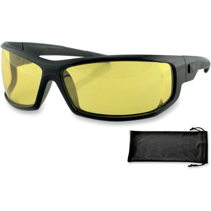 SUNGLASSES AXL BLACK W/ YELLOW