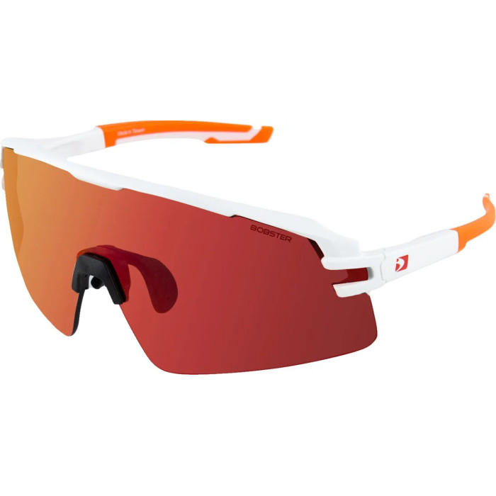 SUNGLASSES FLASH WHITE/ORANGE