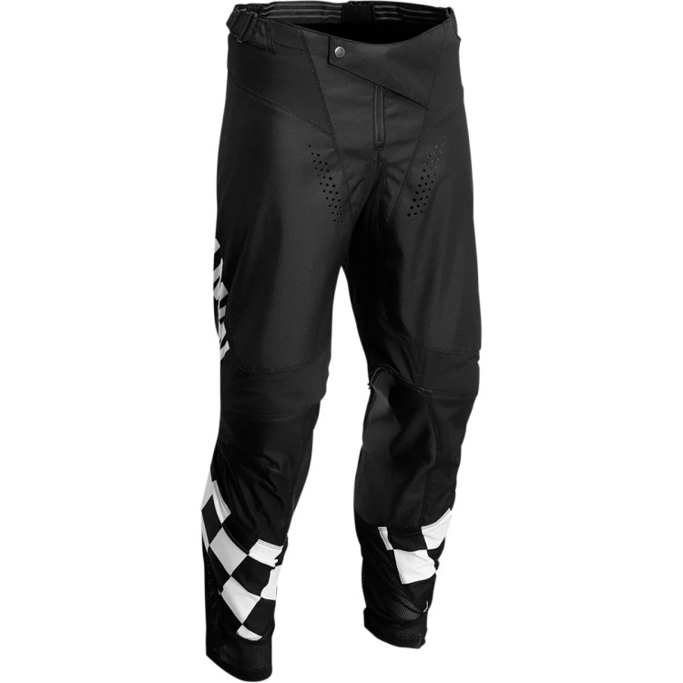 PANT DIFFER CHEQ BK/WH 30