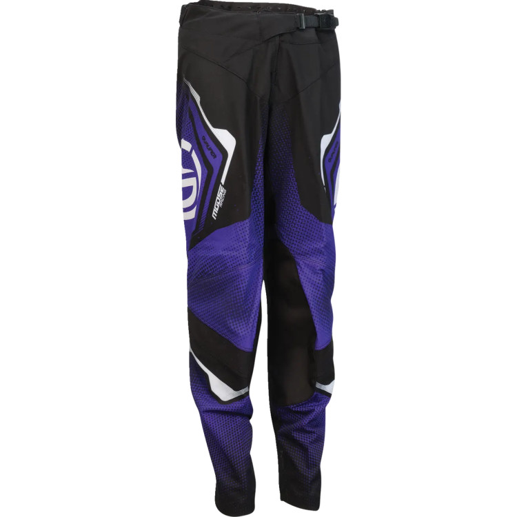 PANT YTH QUALIFIER BLACK/PURPL