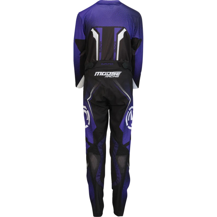 PANT YTH QUALIFIER BLACK/PURPL