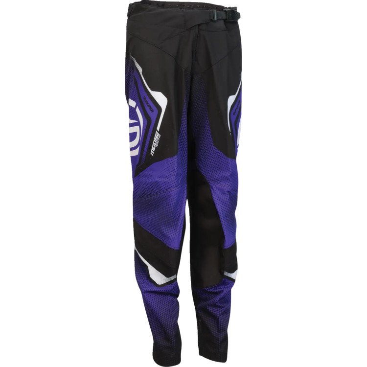 PANT YTH QUALIFIER BLACK/PURPL