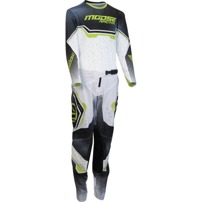 PANT YTH QUALIFIER WHITE/BLACK