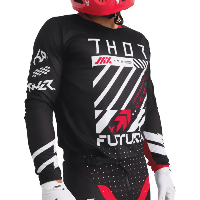 JERSEY LAUNCHMODE FUTURA BLK/R