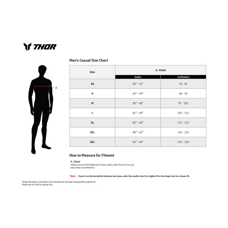 JCKT THOR WARMUP BK/WH XL