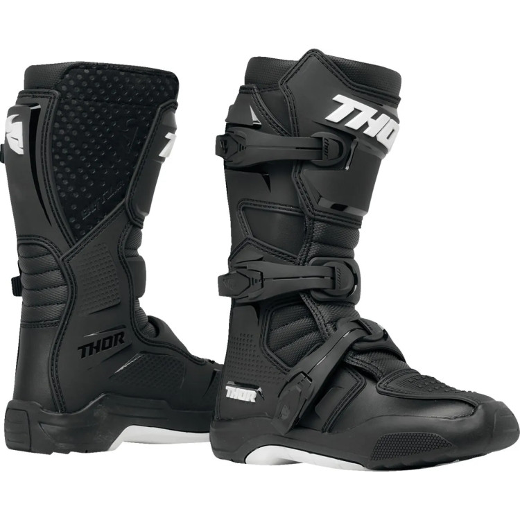 BOOT YTH BLITZ XR BK/WH 5