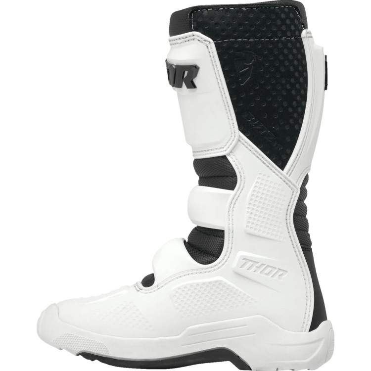 BOOT YTH BLITZ XR WH/BK 4