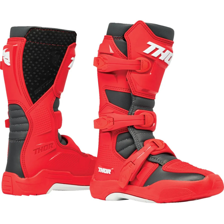 BOOT YTH BLITZ XR RD/CH 4