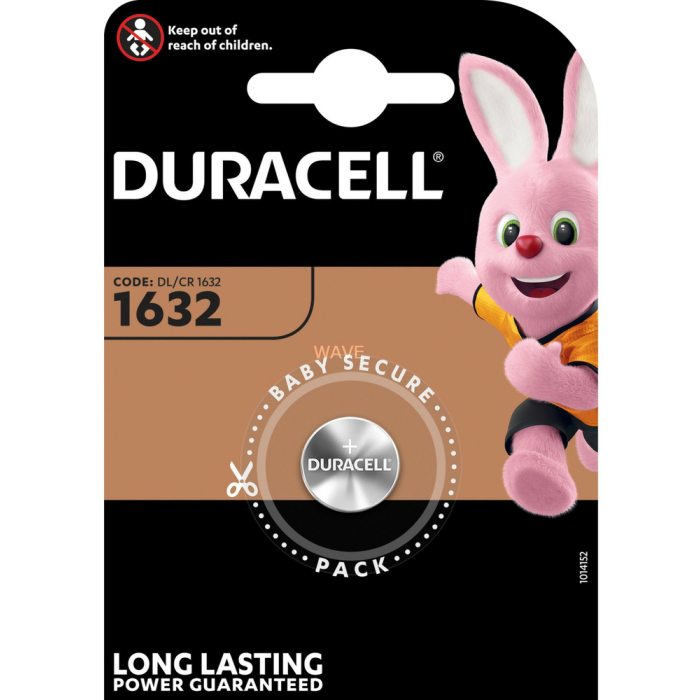 DURACELL LITHIUM 1632 COIN CELL BATTERY