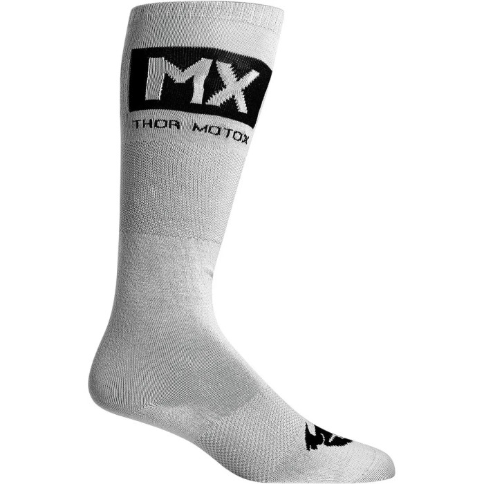 SOCK MX COOL GY/BK 10-13