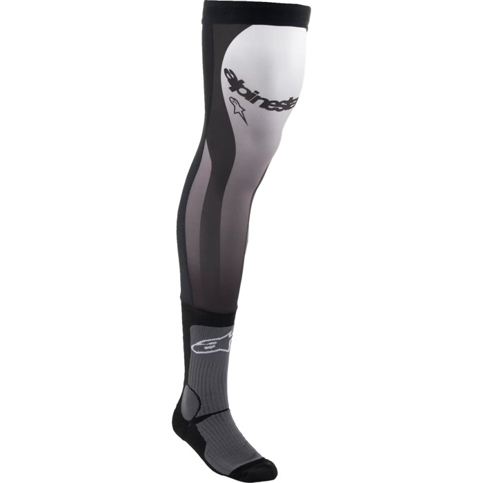 SOCK KNEE BRACE BLK/WT LX