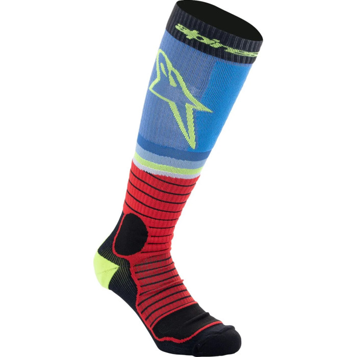 SOCK MX PRO BLK/GY/BLU L