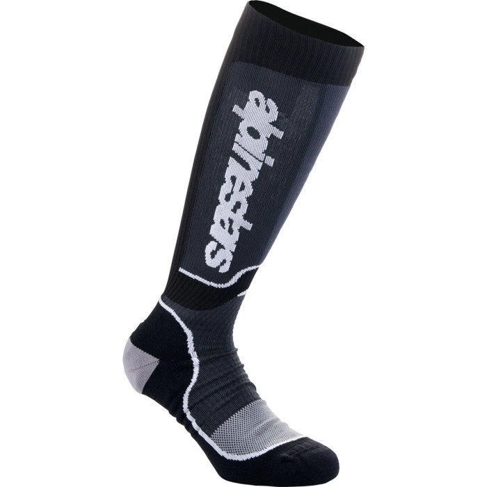 SOCK YTH MX+ BLACK/WHT