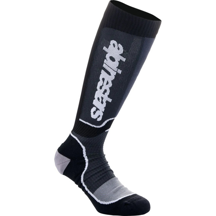 SOCK YTH MX+ BLACK/WHT