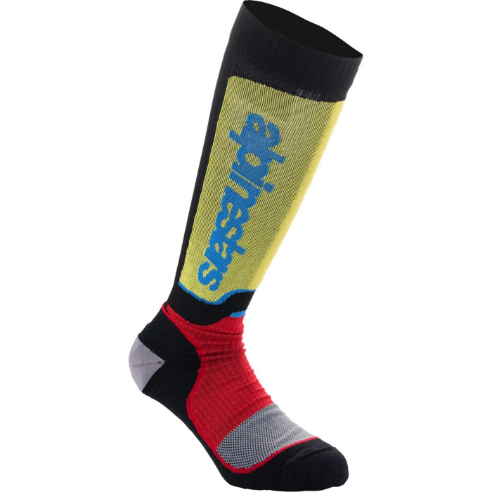 SOCK YTH MX+ BLK/RED/BL