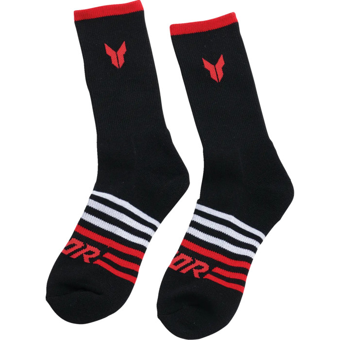 SOCKS 3PK BLACK SM/MD