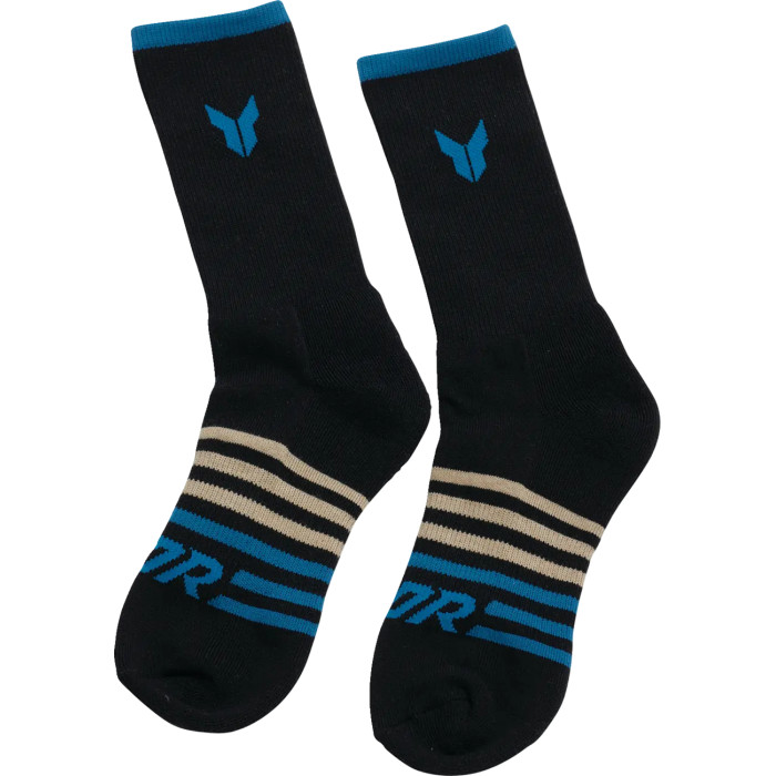 SOCKS 3PK BLACK SM/MD