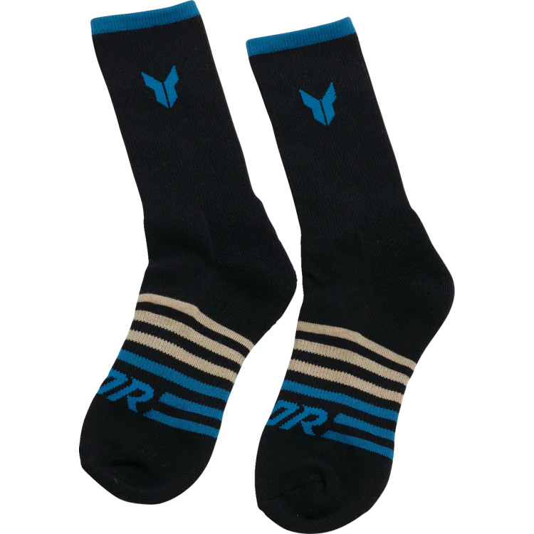 SOCKS 3PK BLACK SM/MD