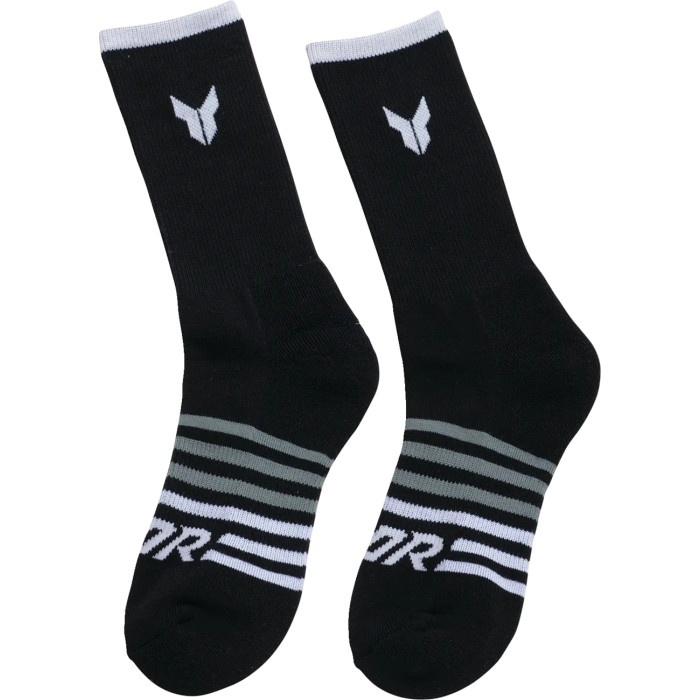 SOCKS 3PK BLACK SM/MD