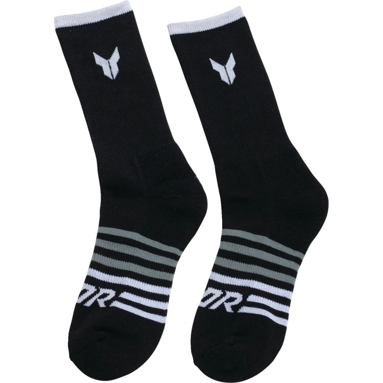 SOCKS 3PK BLACK SM/MD