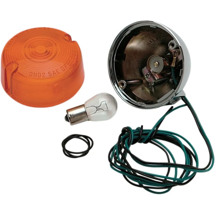 TURN SIGNAL REAR W/AMBER LENS 