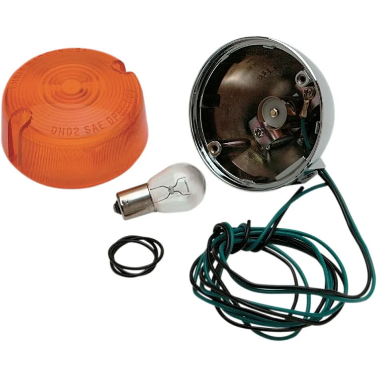 TURN SIGNAL REAR W/AMBER LENS 