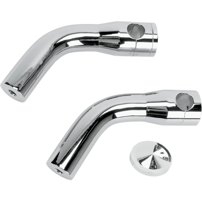 6 PULLBACK RISERS CHROME