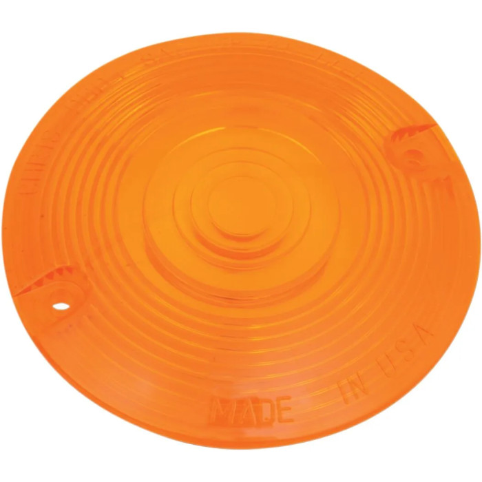 LENS REPLACEMENT AMBER W/FLAT 