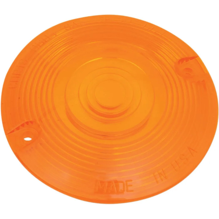 LENS REPLACEMENT AMBER W/FLAT 