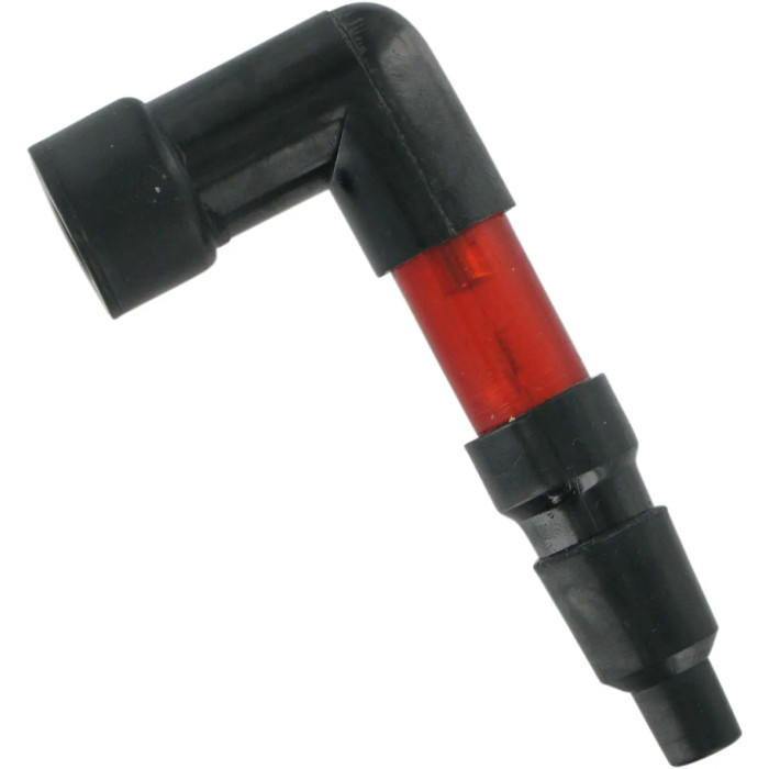 SPARK PLUG CAP 90 DEG RED