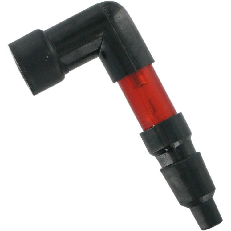 SPARK PLUG CAP 90 DEG RED