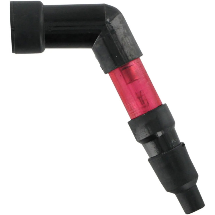 SPARK PLUG CAP-120DEG RED