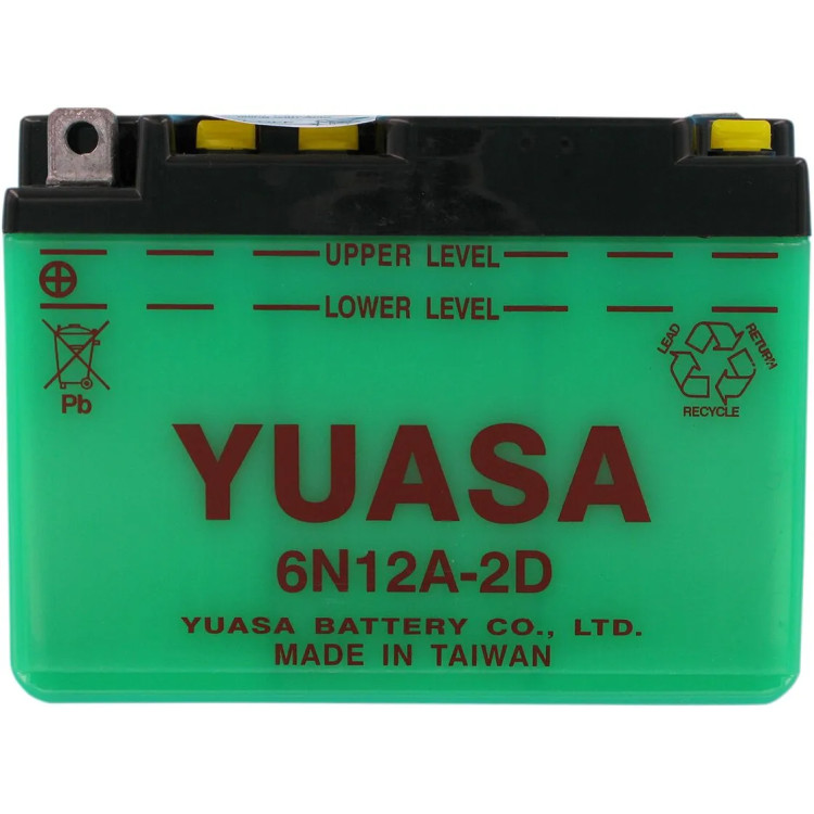 BATTERY YUASA 6-VOLT DRY 6N12A