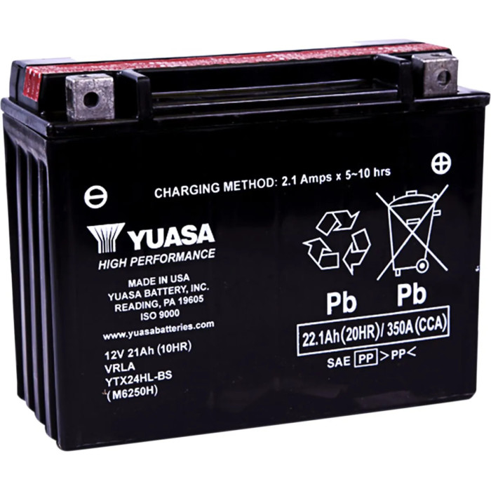 BATTERY YUASA MF YTX24HL-BS 