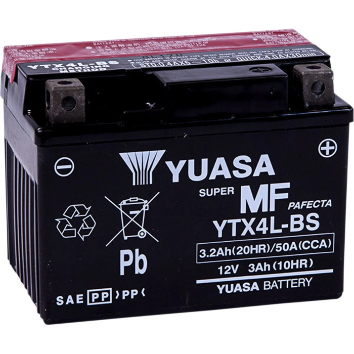 BATTERY YUASA MF YTX4L-BS 