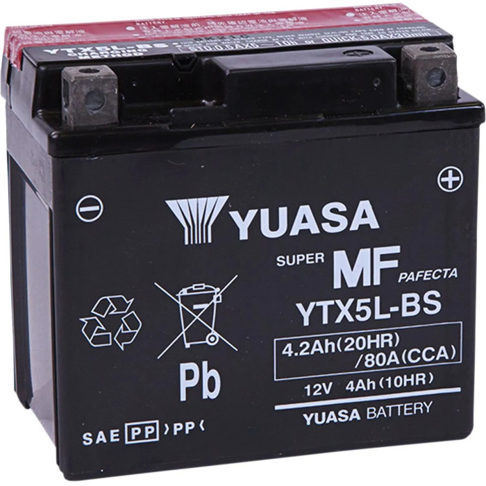 BATTERY YUASA MF YTX5L-BS 