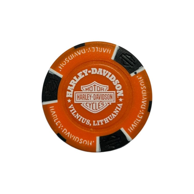 Harley Davidson Poker Chip (Vilnius chapter)
