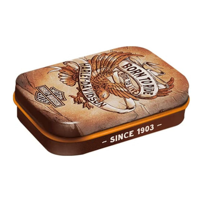 Harley-Davidson Born to Ride Eagle - mėtinių saldainių dėžutė