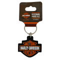 Harley-Davidson Bar & Shield Rubber Key Chain