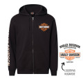 "Black B&S Zip" Harley-Davidson atstovybės džemperis