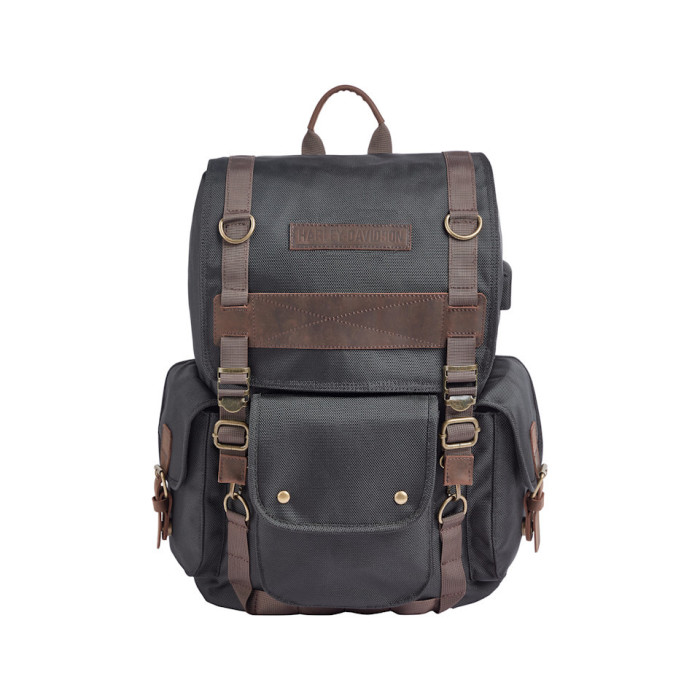 Ponderosa Ballistic & Leather USB Backpack